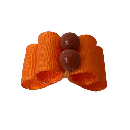 Taffeta Bow With Jasper Beads