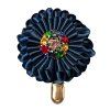 Satin Brooch with Multicolour Decoration