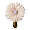 Small Brooch with Gemstone Flower Decoration - GE Lt. Rose