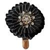 Brooch with a Black and Gold Decoration