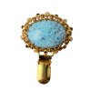 Beautiful Brooch with Oval Cabochon