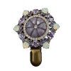 Brooch with Lilac Seven-Leaf Clover