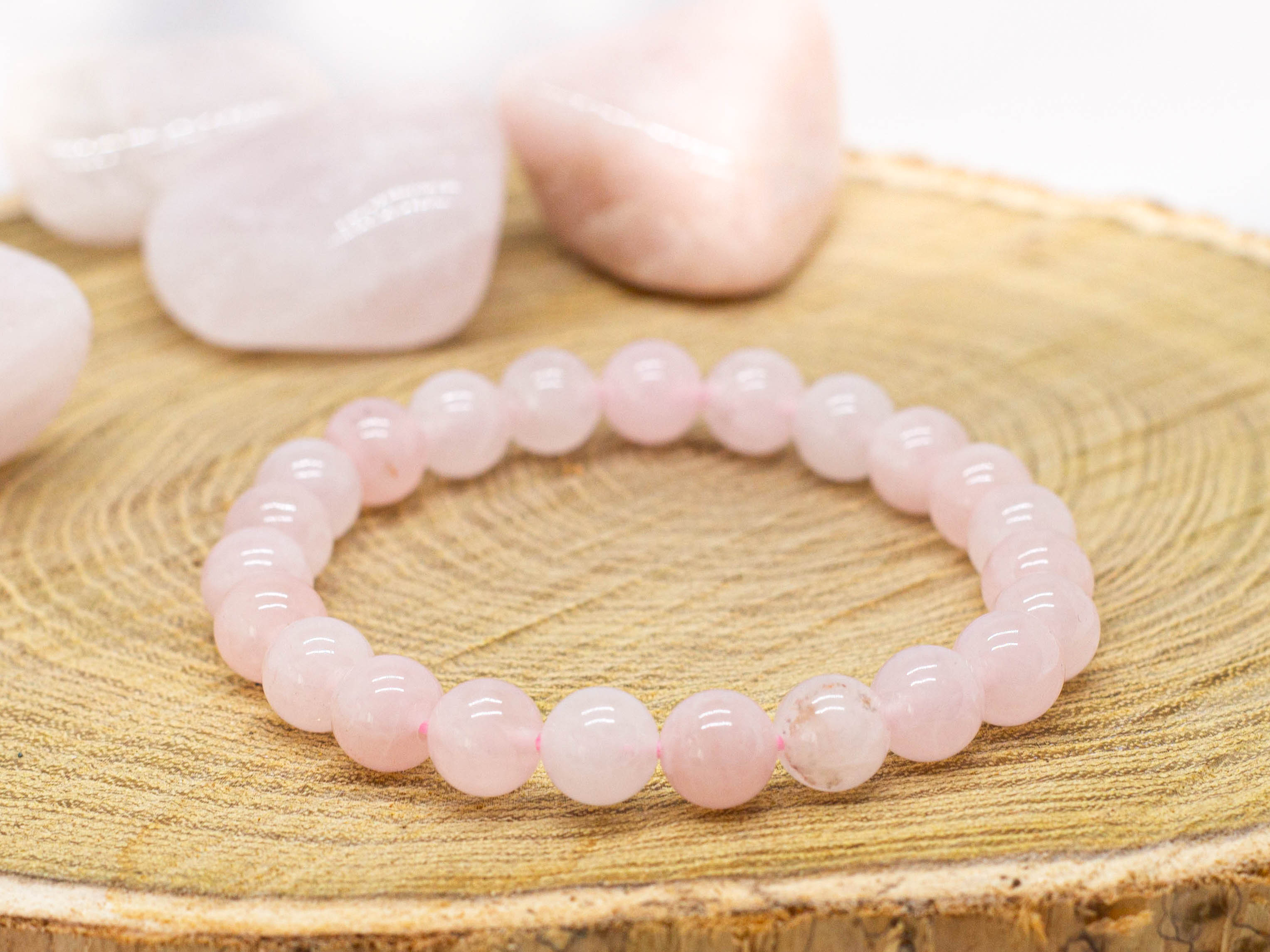 charmX  Náramek RŮŽENÍN 8mm Velikost: XS - 15 cm (dětská velikost)