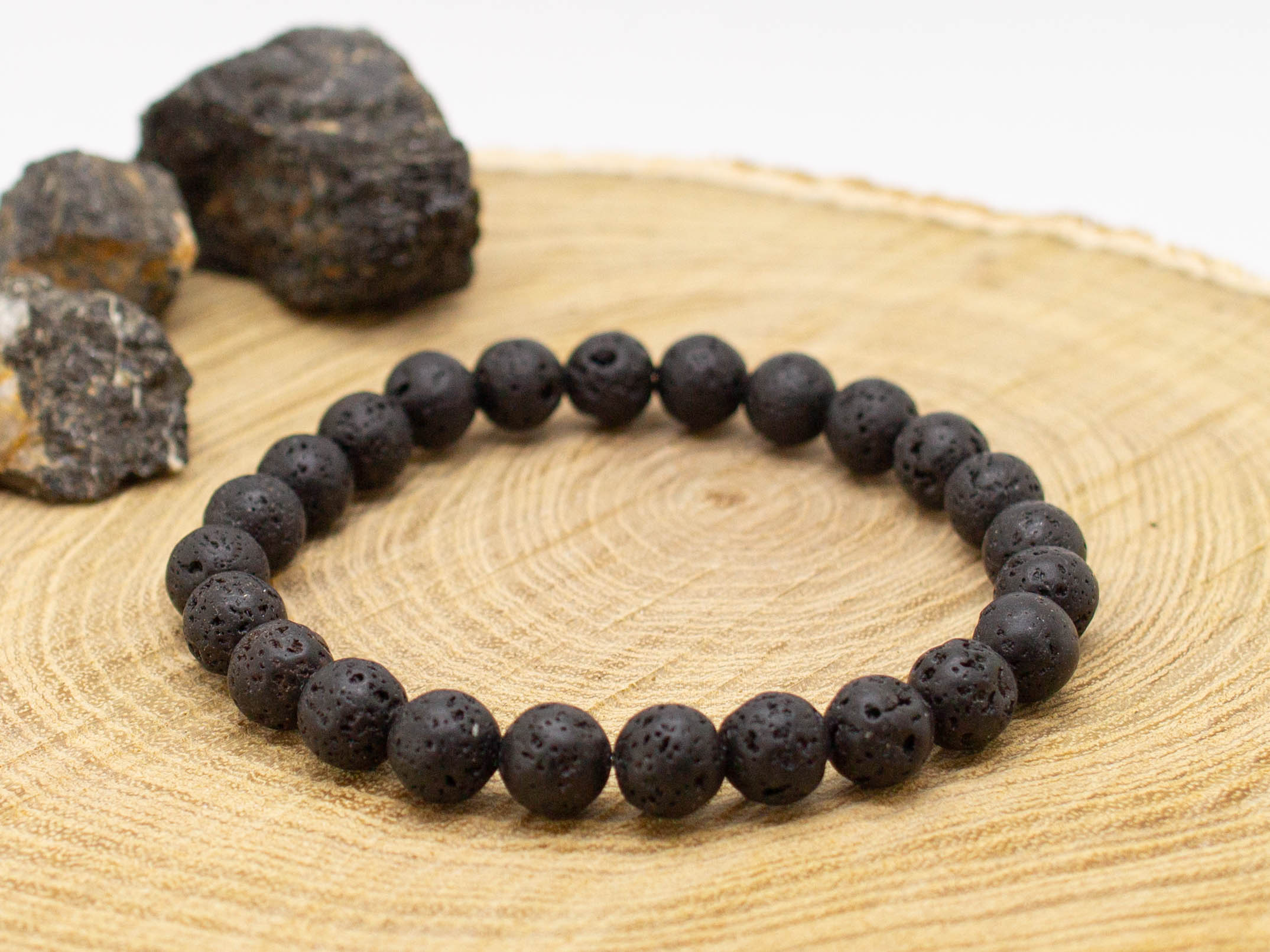 charmX  Náramek LÁVA 8mm Velikost: XS - 15 cm (dětská velikost)