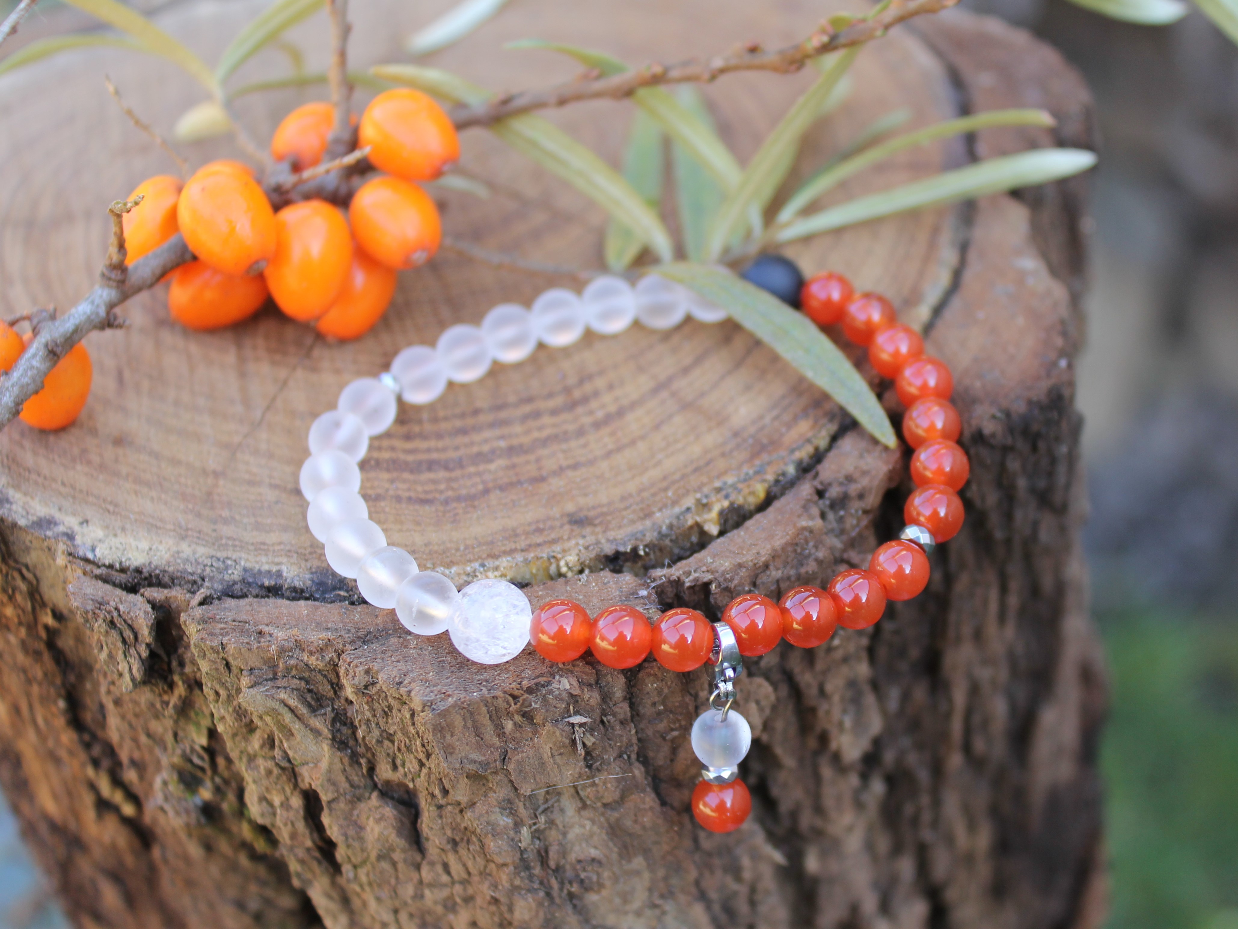 charmX  Lunární náramek VITALITA Přívěsek: Korálky