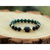 Náramek malachit s turmalínem SEBEVĚDOMÍ