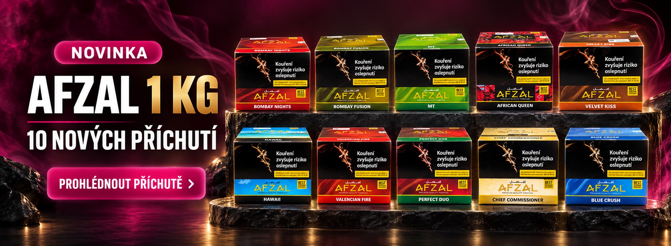 Afzal 1 kg – 10 nových příchutí