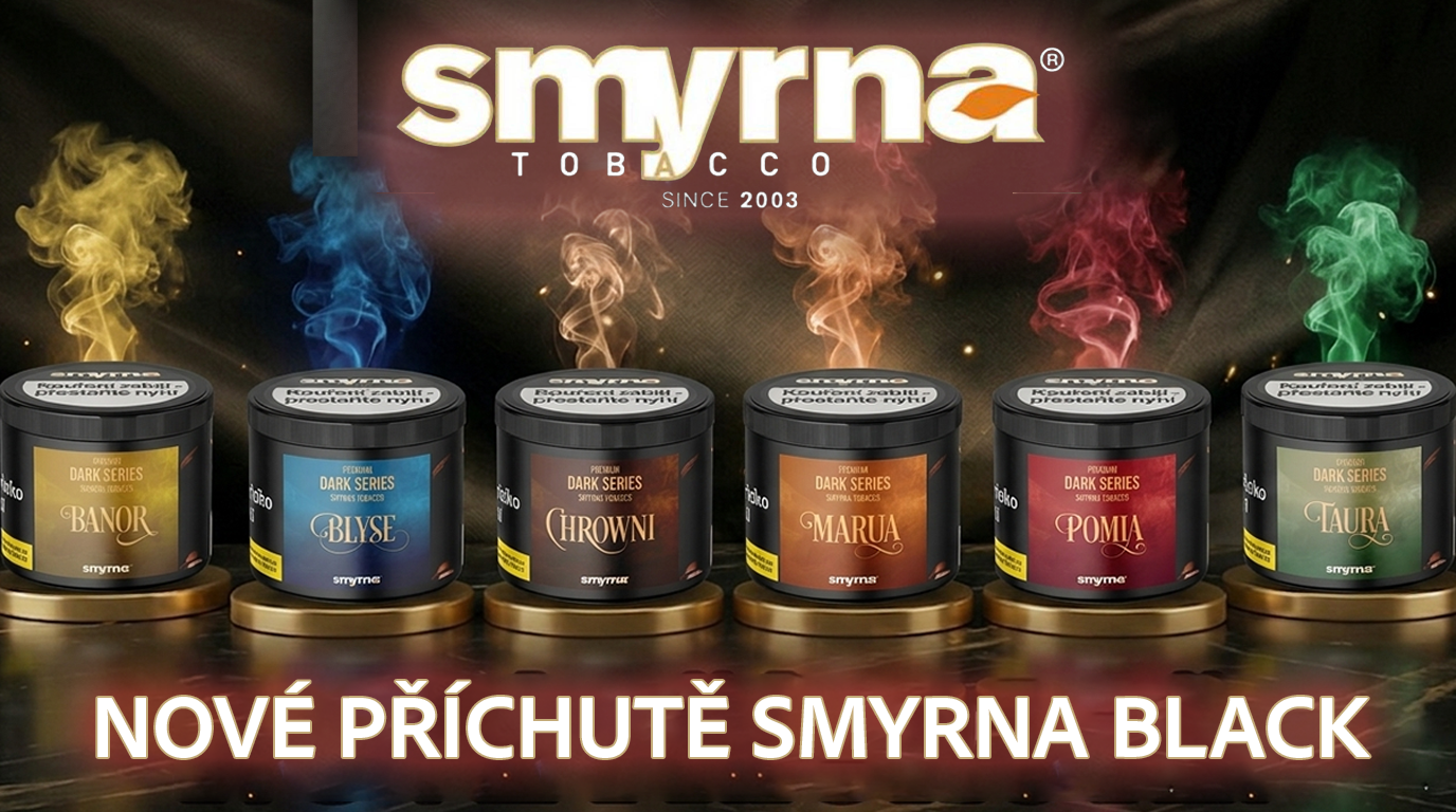 Nové příchutě smykna Black