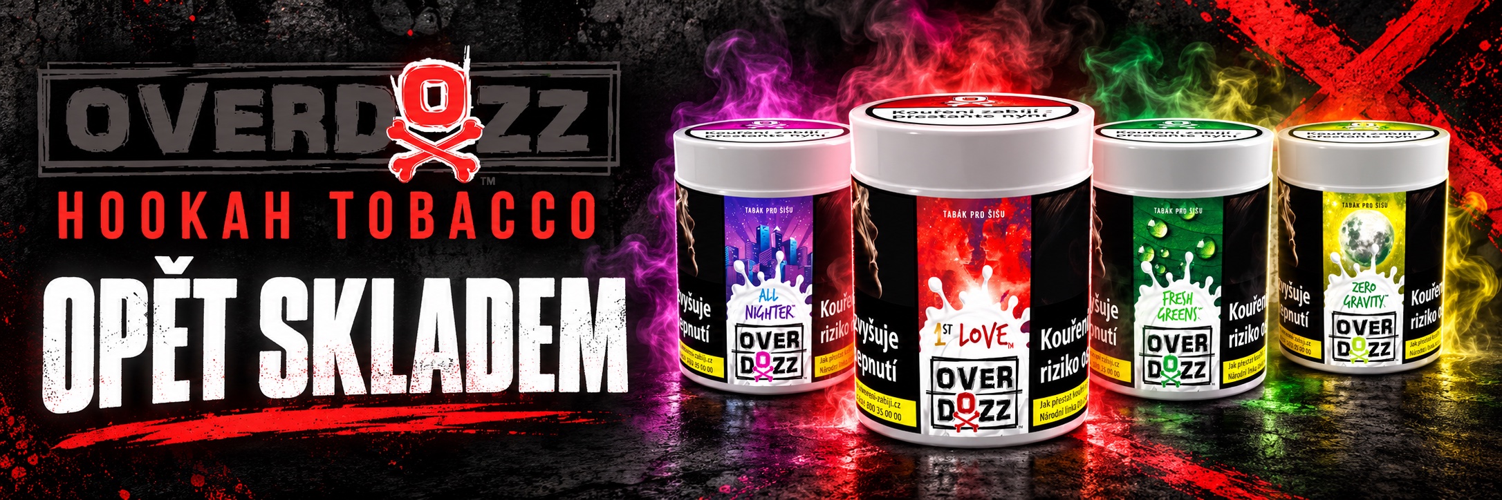 Overdozz – tabáky opět skladem