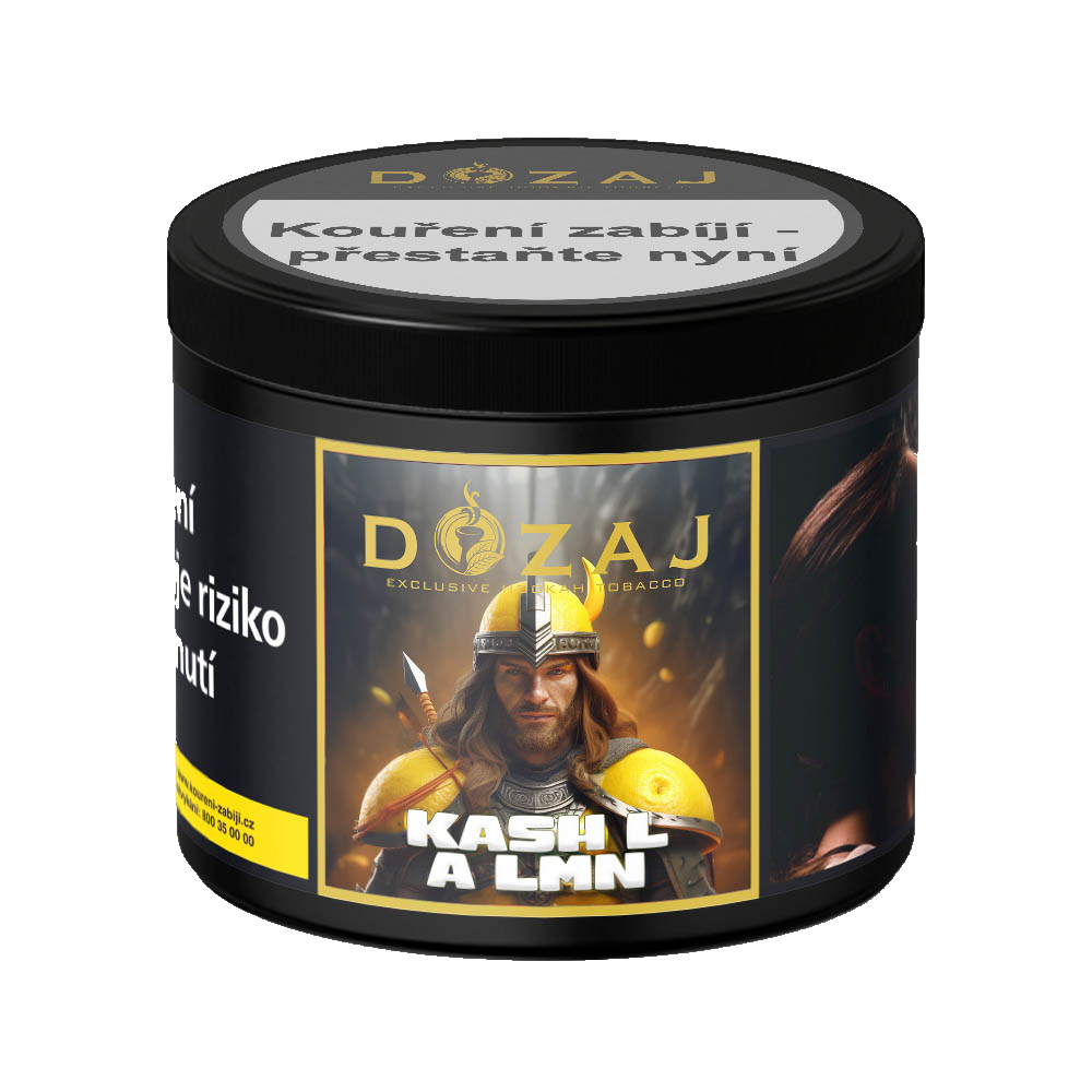 Balení tabáku Dozaj Black Kash L a Lmn 125 g