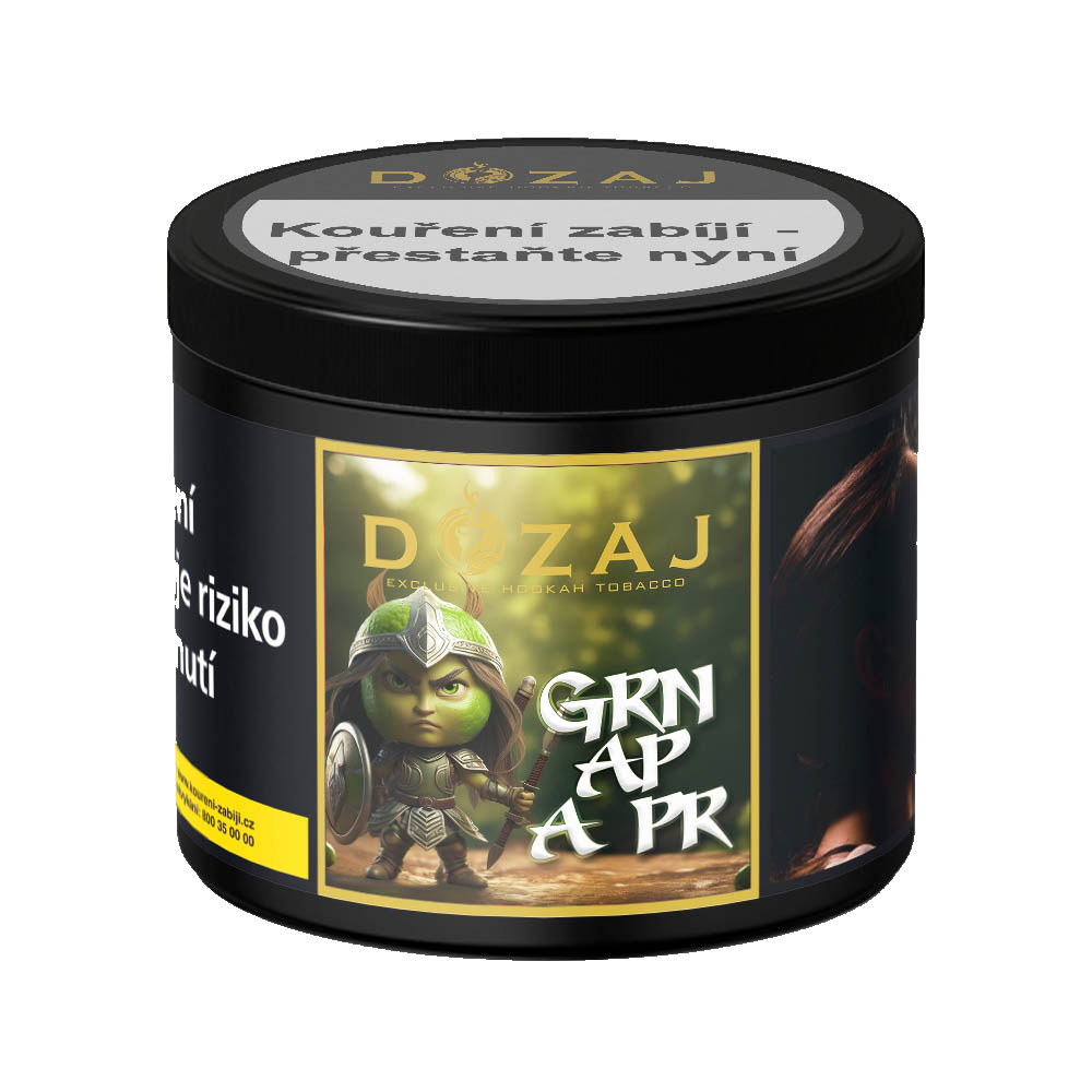 Balení tabáku Dozaj Black Grn Ap A Pr 125 g