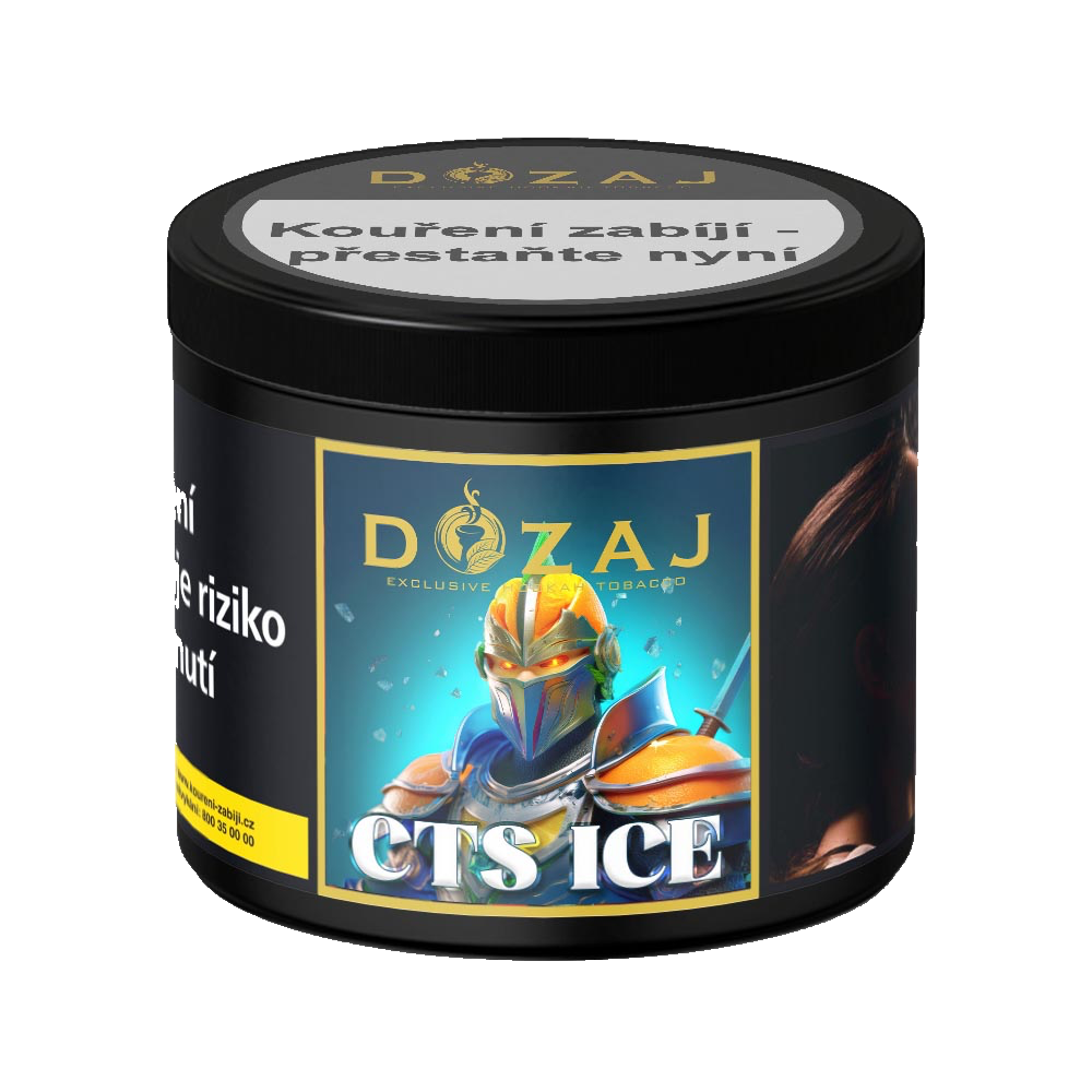 Balení tabáku Dozaj Black Cts Ice 125 g