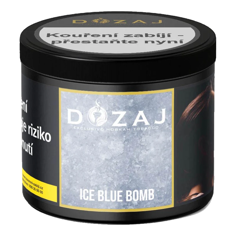 Balení tabáku Dozaj Gold Ice Blue Bomb 200 g