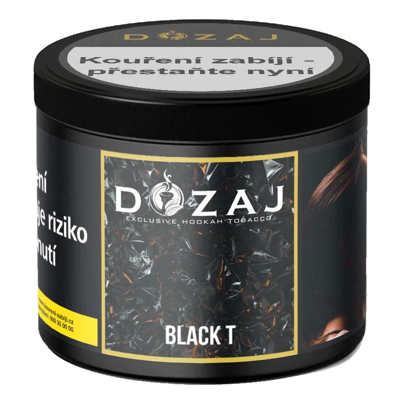 Balení tabáku Dozaj Gold Black T 200 g