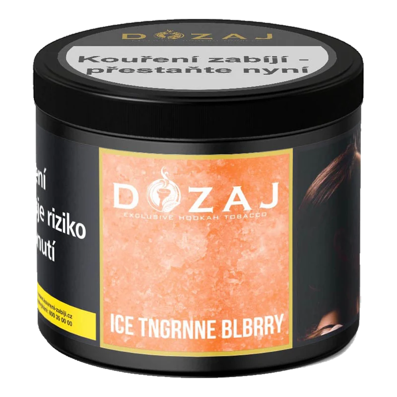 Balení tabáku Dozaj Gold Ice Tngrnne Blbrry 200 g