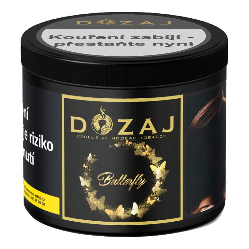 Balení tabáku Dozaj Gold Butterfly 200 g