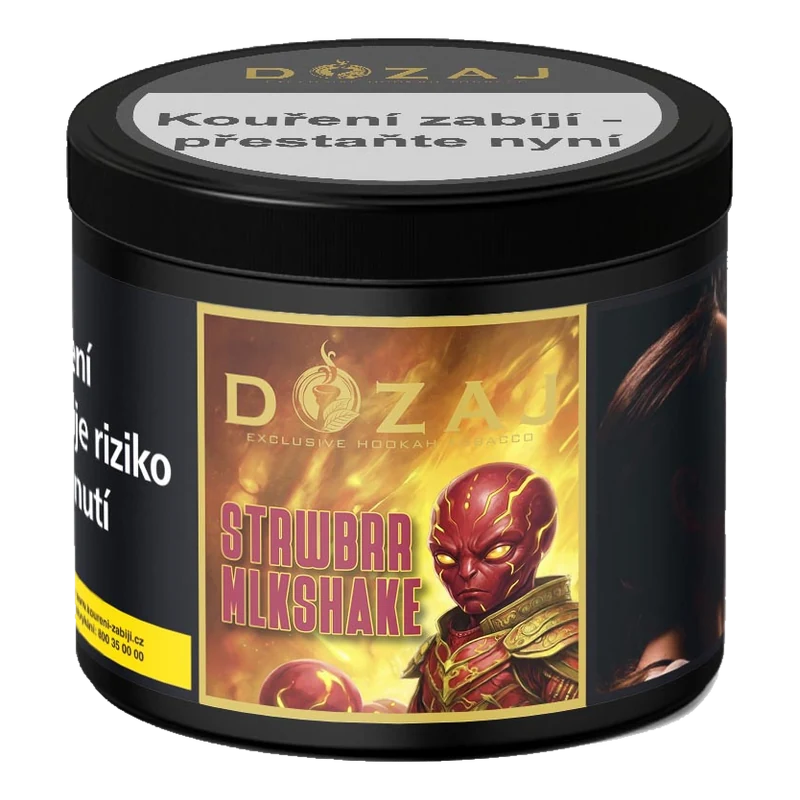 Balení tabáku Dozaj Gold Strwbrr Mlkshake 200 g