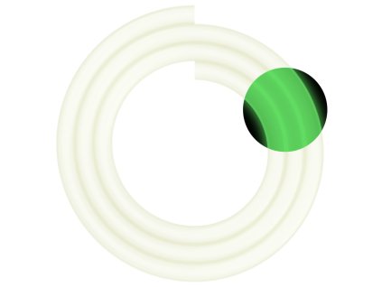 Hadice pro vodní dýmku - Moze, Soft-Touch Glow Green