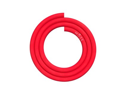 Hadice pro vodní dýmku - Moze, Soft-Touch Red