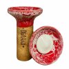Oblako Flow White on Red Marble