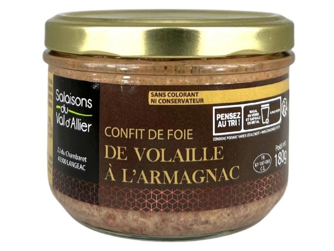 terrinepastika drubezi jatra armagnac 180g