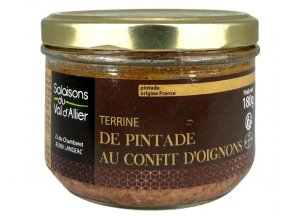 terrine pastika z perlicek s konfitovanou cibulkou 180g