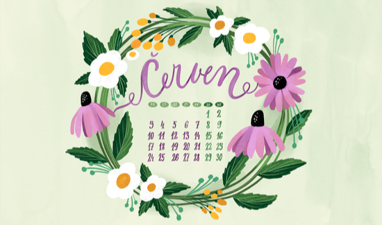 Červen - tapeta na plochu