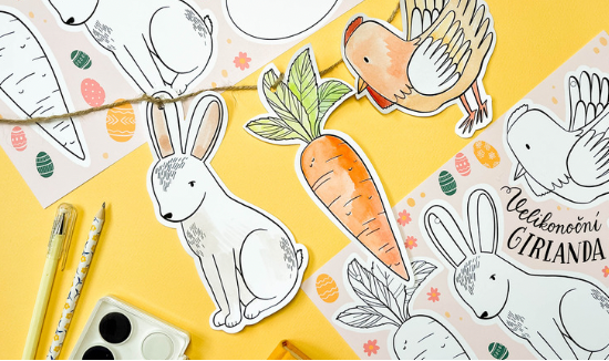 Vyrob si velikonoční girlandu