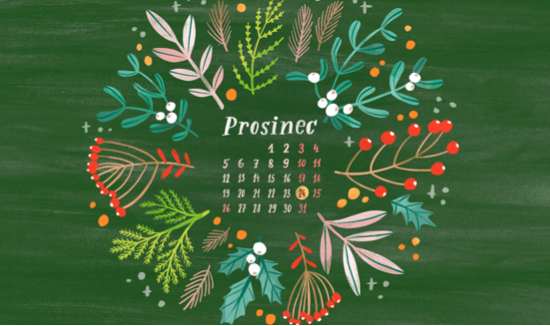 Prosinec - tapeta na plochu