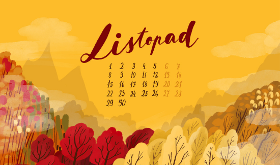 TAPETA NA PLOCHU - listopad