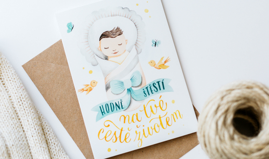 Tipy na gratulace k narození miminka