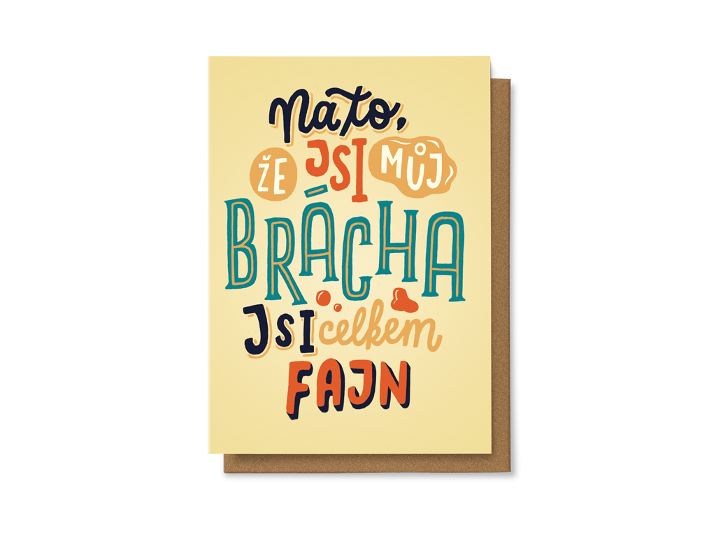 Levně Na to, že jsi můj brácha, jsi docela fajn