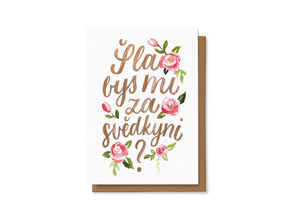 Levně Šla bys mi za svědkyni?