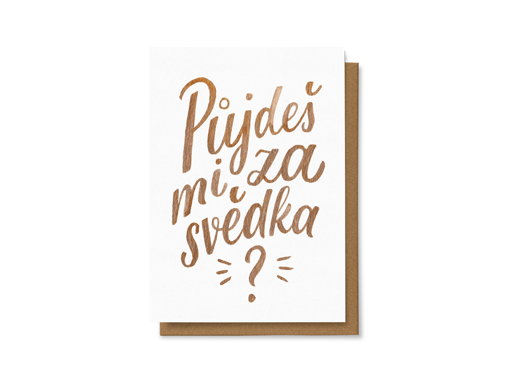 Levně Půjdeš mi za svědka?