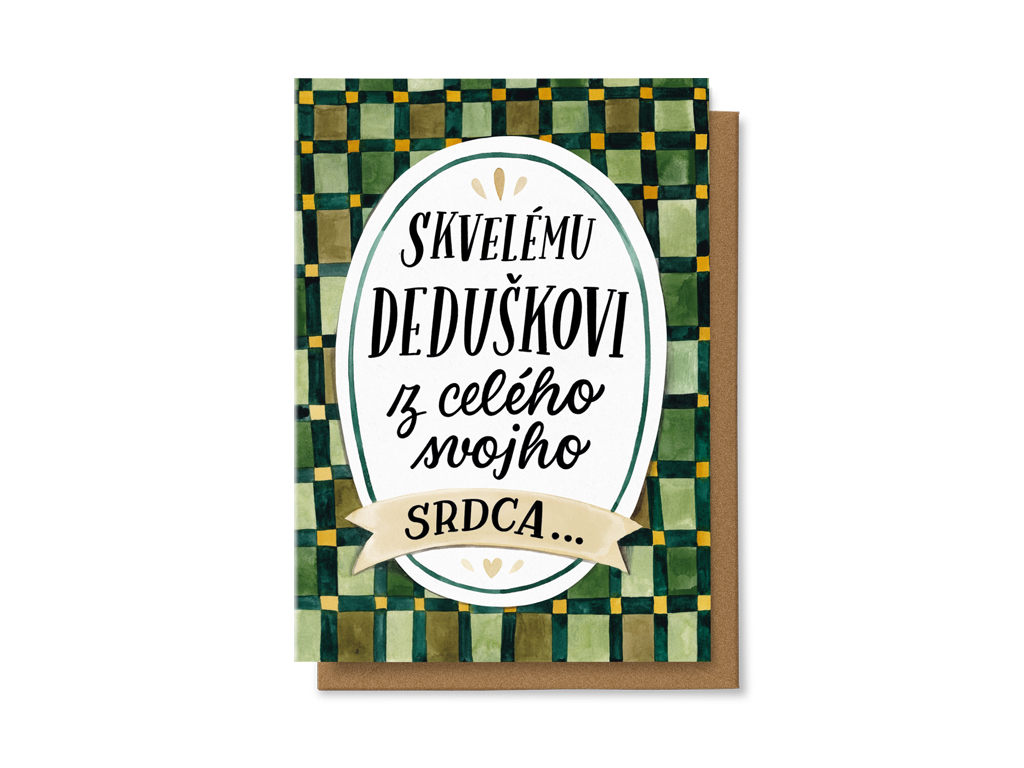 Levně Skvelému deduškovi z celého svojho srdca
