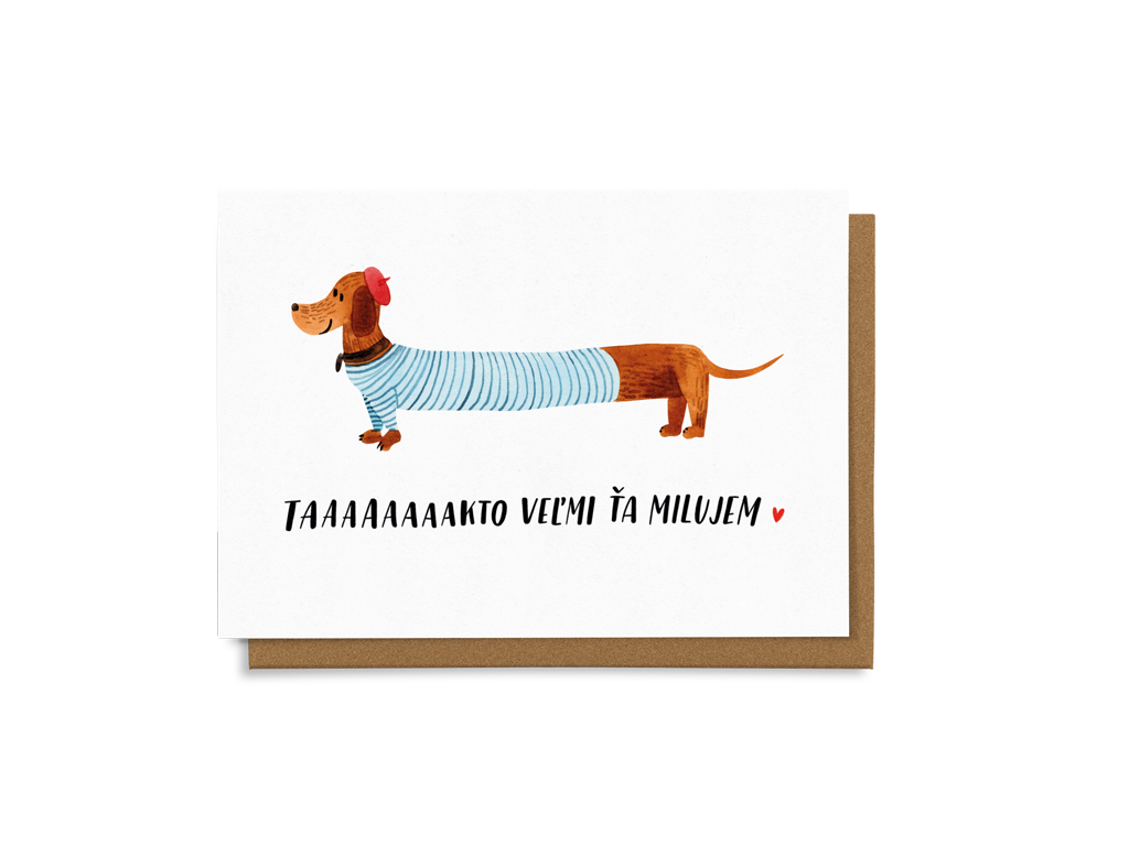 Levně Taaaaaakto vel'mi ťa milujem