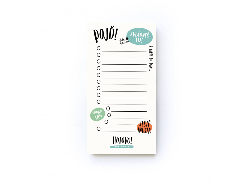 Levně TO DO list - Zvládneš to!