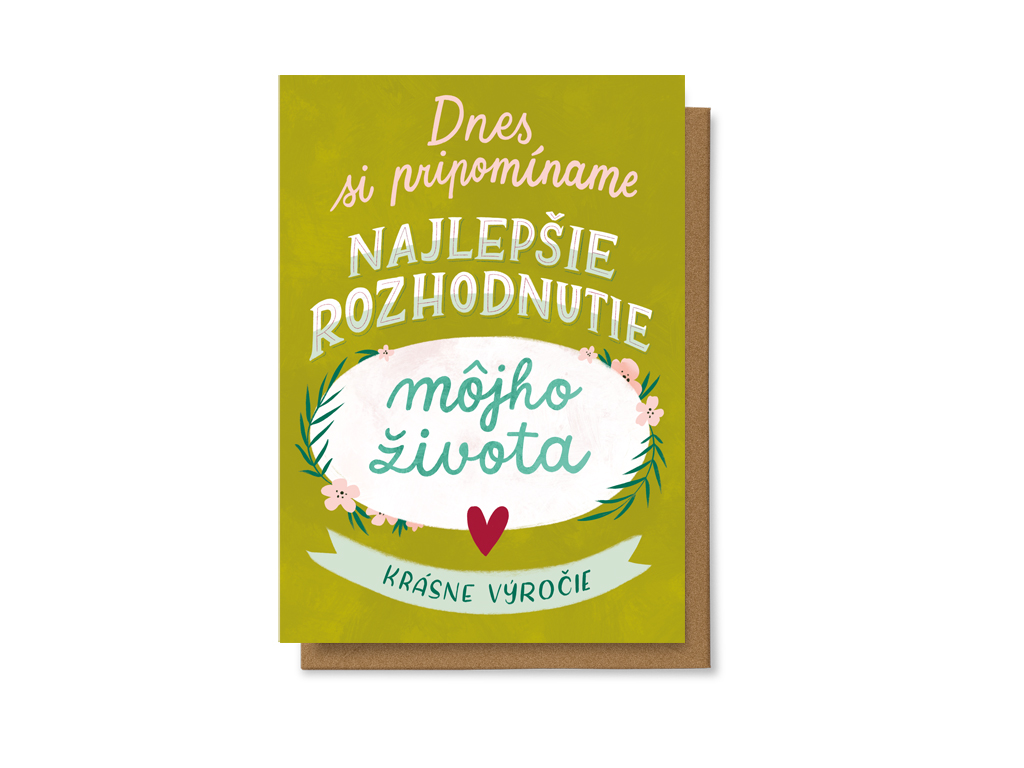 Dnes si pripomíname najlepšie rozhodnutie môjho života. Krásne výroči