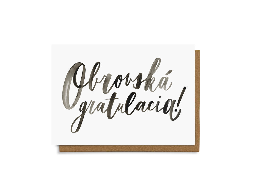 Levně Obrovská gratulacia!