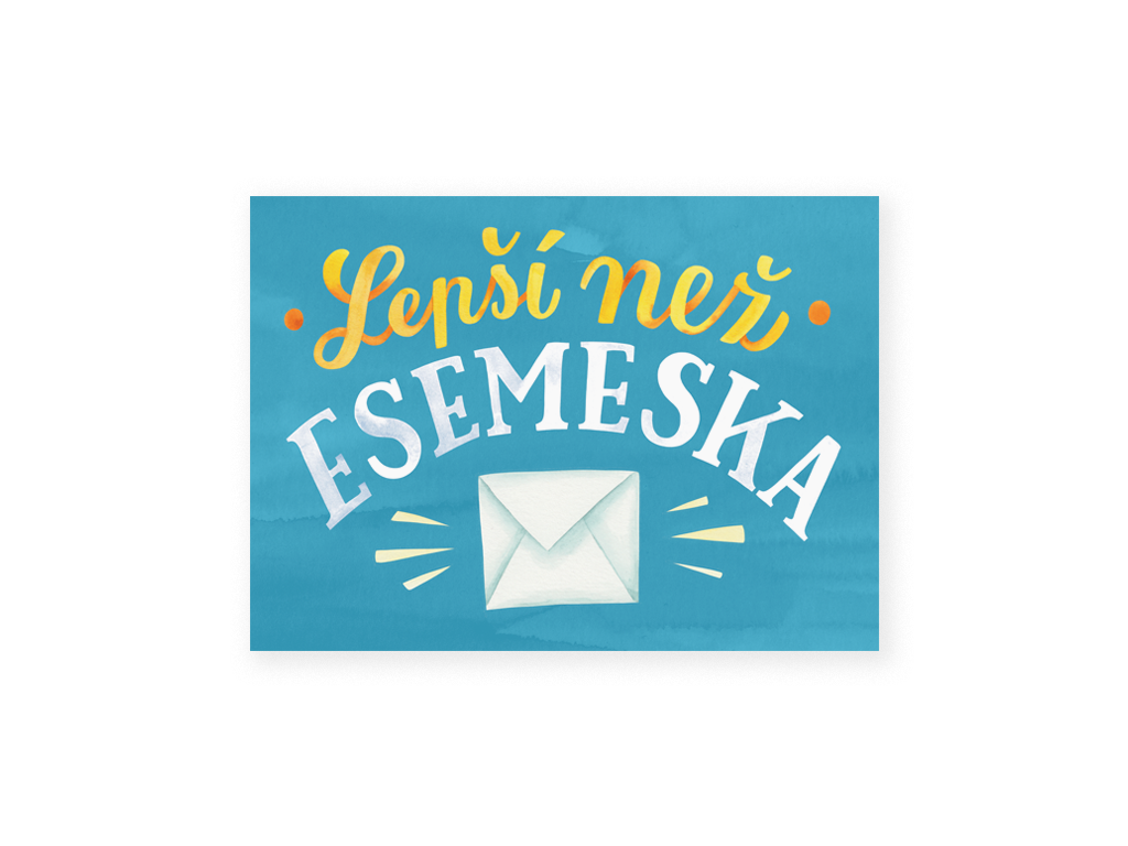 Levně Pohled "Lepší než esemeska"