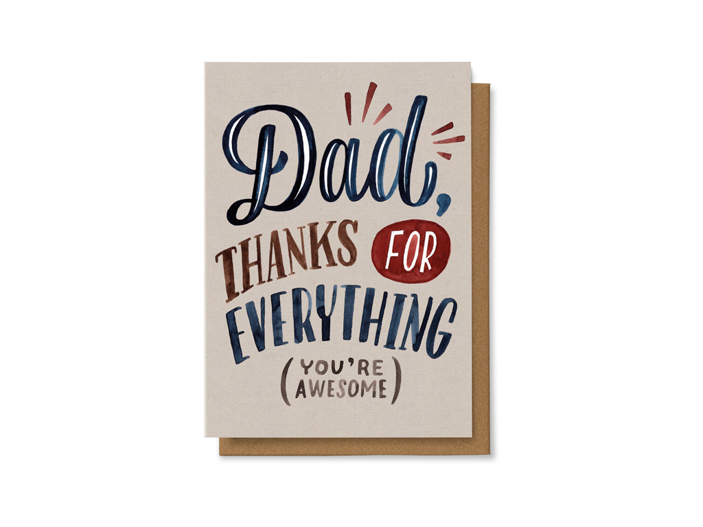 Levně Dad, thanks for everything (you're awesome)
