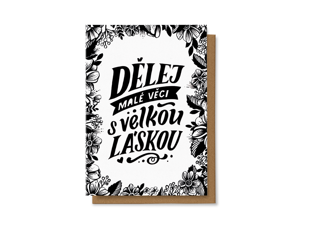 Dělej malé věci s velkou láskou