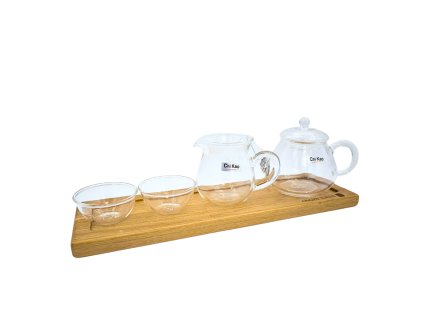 Čajový set skleněný s bei tuo