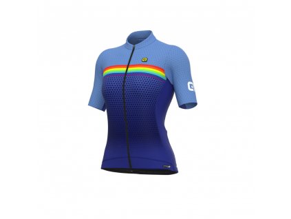 Letný cyklistický dres ALÉ dámsky PR-S BRIDGE - Blue
