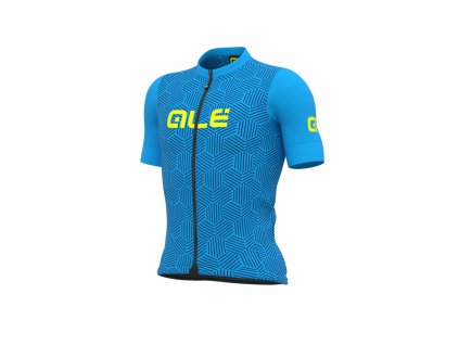 Letný cyklistický dres ALÉ SOLID CROSS - Light Blue