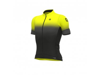 Letný cyklistický dres ALÉ pánsky PR-S GRADIENT - Fluo Yellow