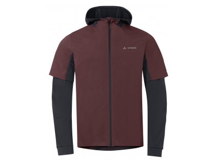 Vaude cyklistický dres All Year Moab FZ Hoody, pánsky, dark oak