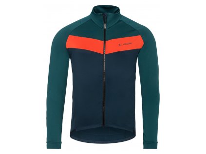 Vaude cyklistický dres Posta LS Tricot, pánsky, mallard green