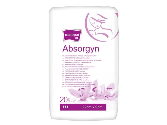 Bella Absorgyn poporodní gynekologické vložky bez folie 20 ks
