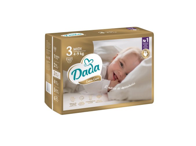 Dada Extra care vel. 3 40 ks (4 9 kg)